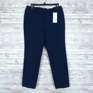 Charter Club Crop Pants Sz 4 Slim Leg Blue 699
